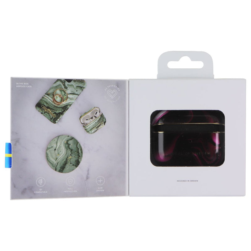 IDEAL OF SWEDEN Printed Case for Apple AirPods Pro 2/1 Gen - Golden Ruby Marble