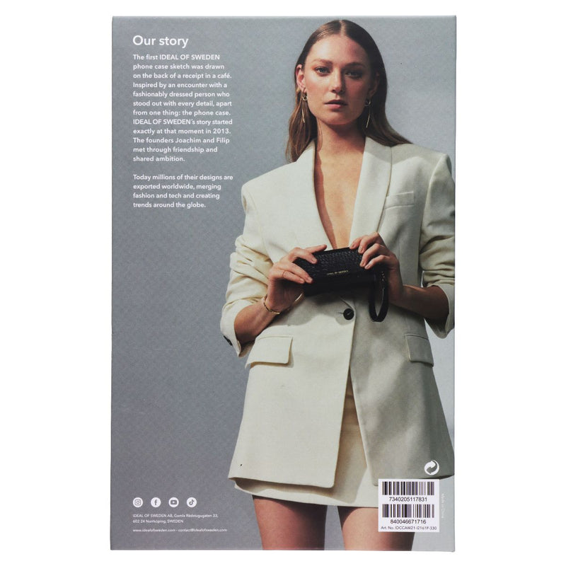 iDeal of Sweden Cassette Clutch Wallet Case for iPhone 13 Pro - Midnight Leopard