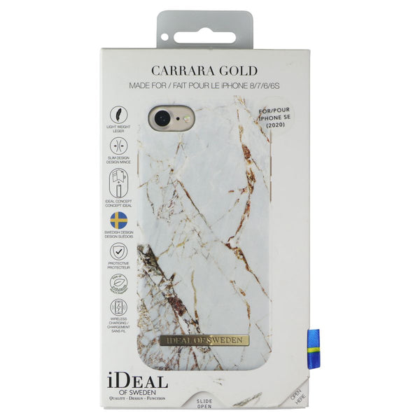 iDeal of Sweden Slim Hardshell Marble Case for Apple iPhone 8/7 - Carrara Gold