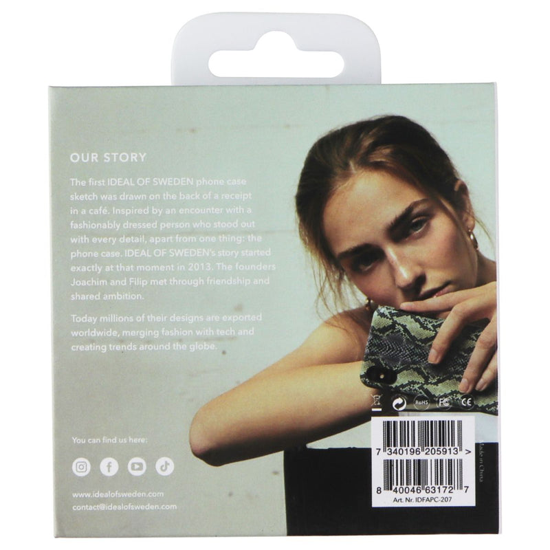 iDeal of Sweden Protective Case for AirPods 1st Gen & 2nd Gen - Jet Black Croco