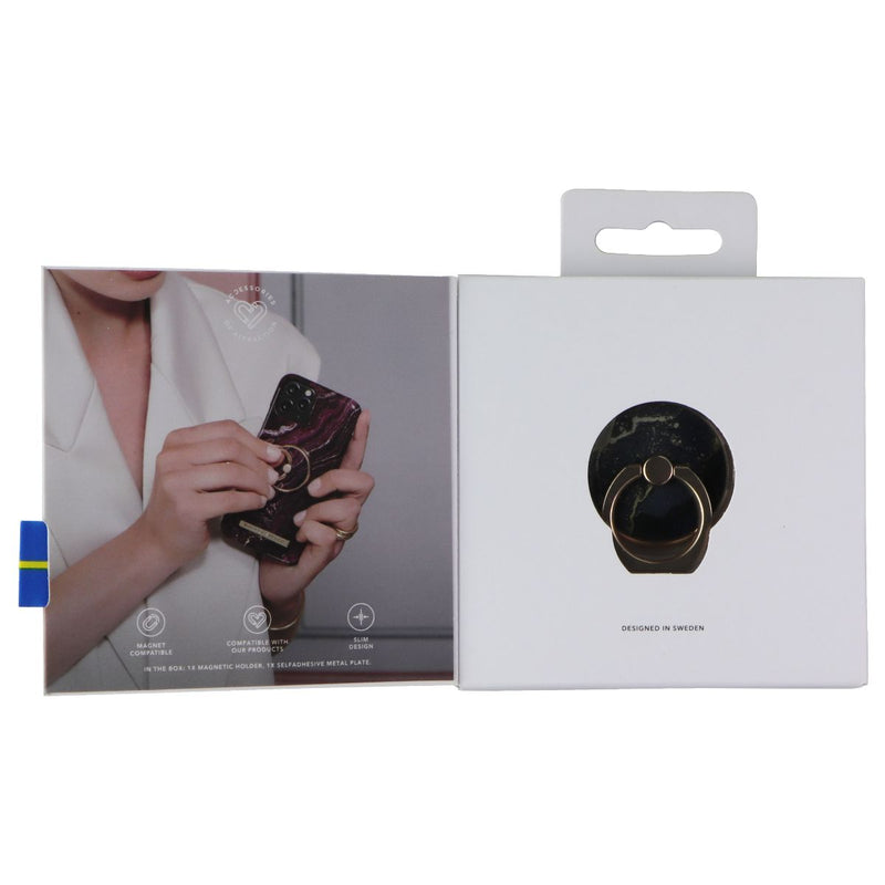 iDeal of Sweden Magnetic Ring Mount Grip/Stand - Golden Twilight Marble