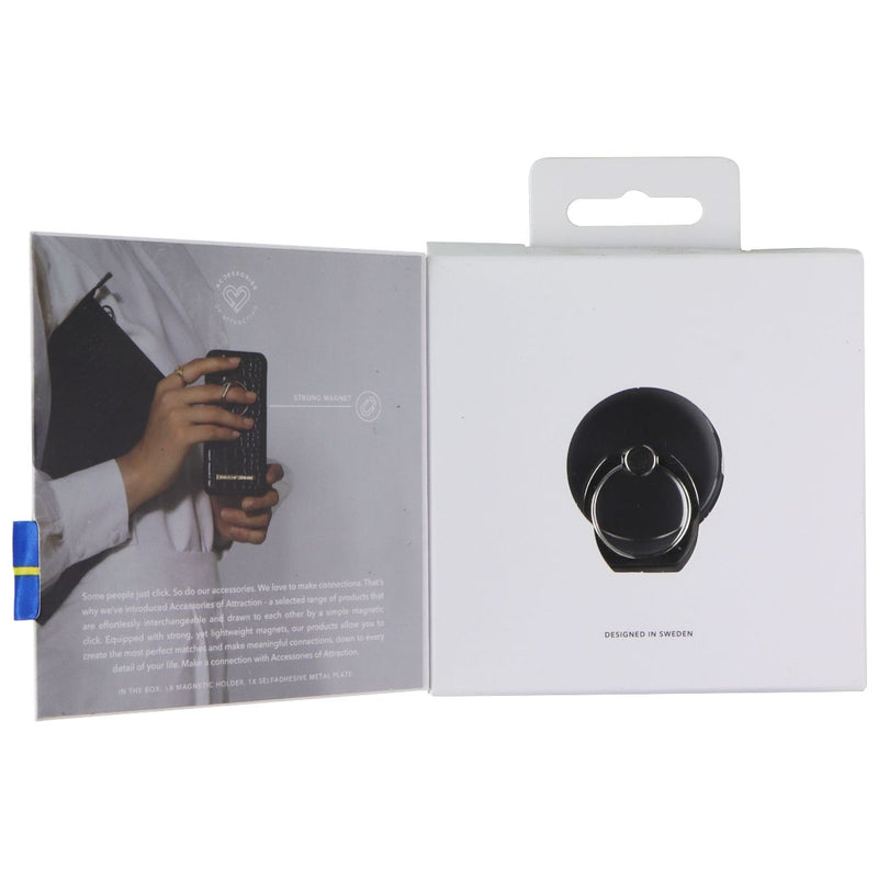 iDeal of Sweden Magnetic Ring Mount Grip/Stand for Smartphones - Silver