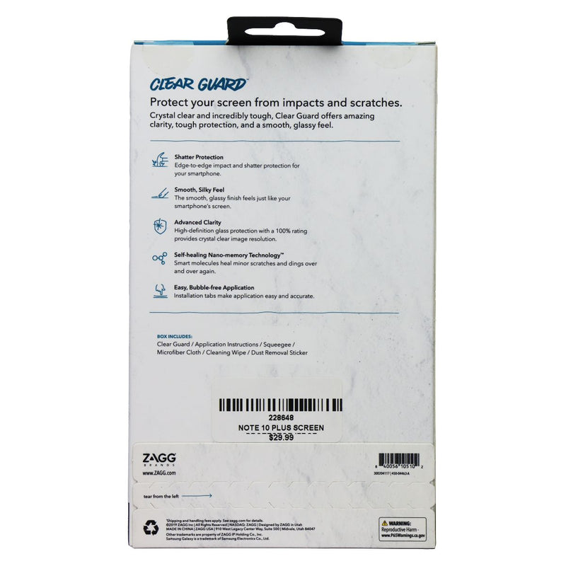 iFrogz Clear Guard Series Screen Protector for Samsung Galaxy Note10+