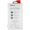 iHome Power 12W USB Car Charger with 5Ft Lightning 8-Pin Cable - White / Orange