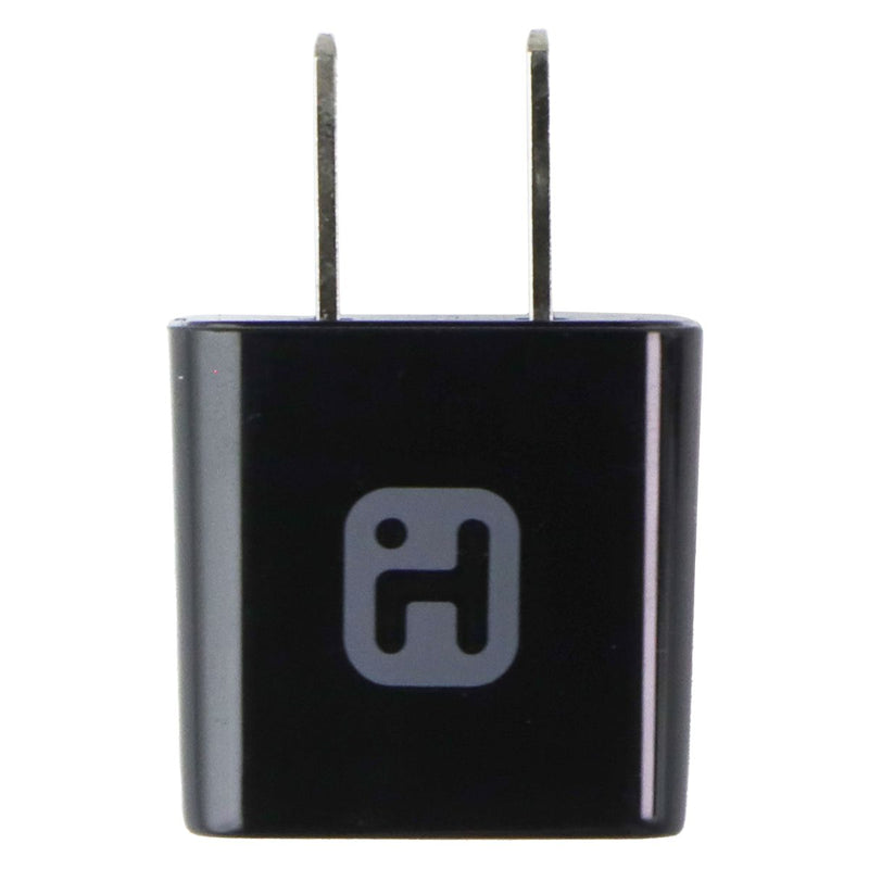iHome (12W) Power USB Wall Charger with 5ft USB-A to USB-Micro Cable - Black