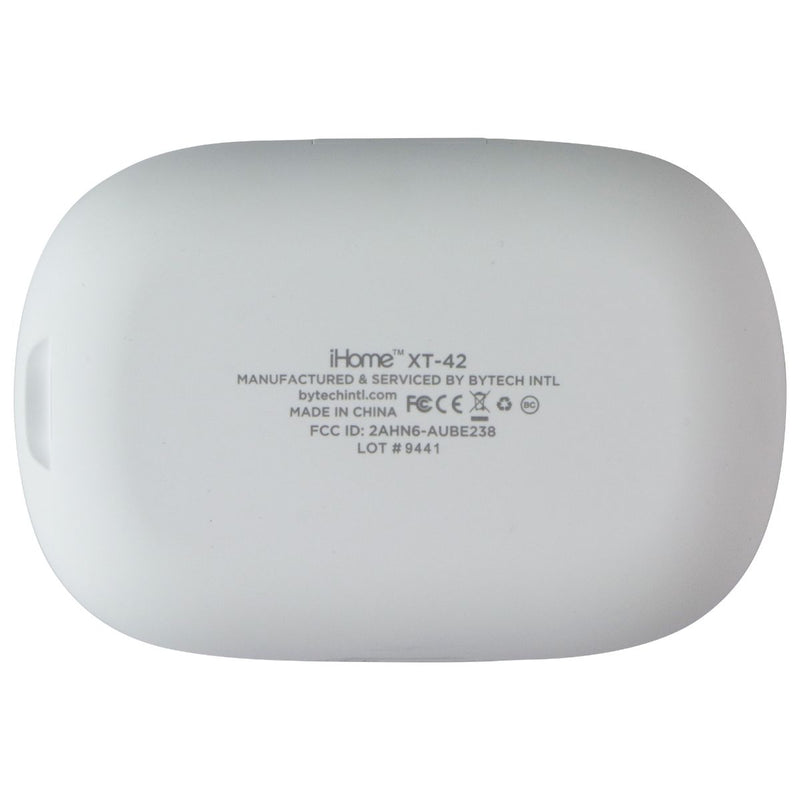 iHome XT-42 True Wireless Earbuds (HM-AU-BE-238-WT) - White