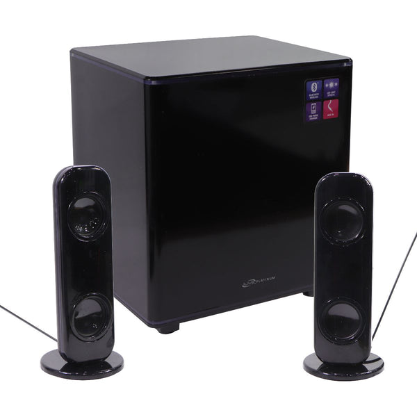 iLive Bluetooth 2.1-Channel Wireless Speaker System w/Subwoofer - Black (IHB26B)