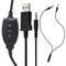 iLive IAHG19B Gaming Headset Stereo Headphones w/ Mic - Black/Blue
