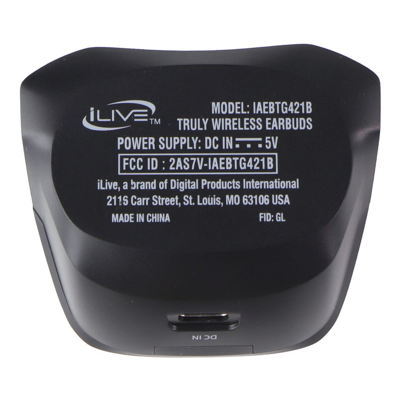 iLive Replacement Charge Case for iLive TWS ENC Earbuds - Black (IAEBTG421B)