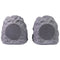 iLive Geo + Waterproof Wireless Outdoor Rock Speakers (ISBW422G) - Gray - 2 Pack