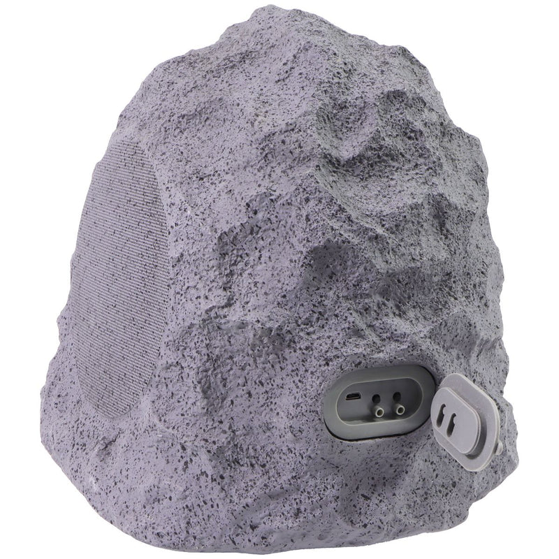 iLive Geo + Waterproof Wireless Outdoor Rock Speakers (ISBW422G) - Gray - 2 Pack