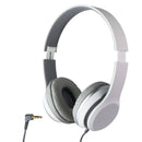 iLive 3.5mm Wired On-Ear Folding Headphones - White (IAH57W)