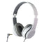 iLive 3.5mm Wired On-Ear Folding Headphones - White (IAH57W)