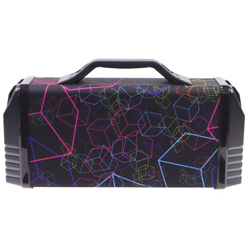 iLive Watts Plus Portable Bluetooth Boombox - Black/Multi Color (IBB503B)