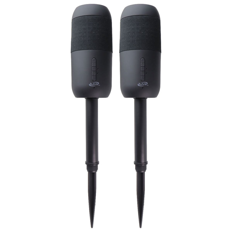 iLive Outdoor Bluetooth Speaker w/Removable Stake - Black (ISBW240BDL) - 2 Count