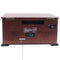 iLive 6-in-1 Bluetooth Turntable Music System - Brown Wood/Gold (ITTB610LW)