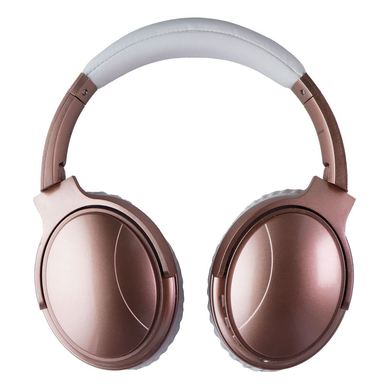 iLive Active Noise Cancellation Bluetooth Headphones - Rose Gold (USB-C)