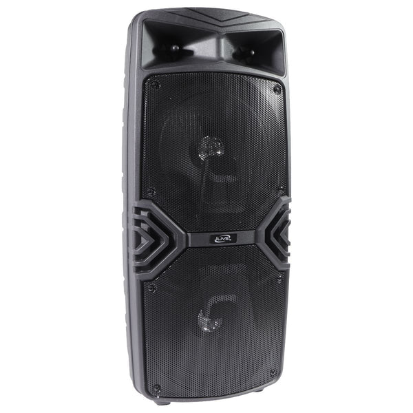 iLive Wireless Party Speaker with FM Radio and LED Lights - Black (ISB310B)