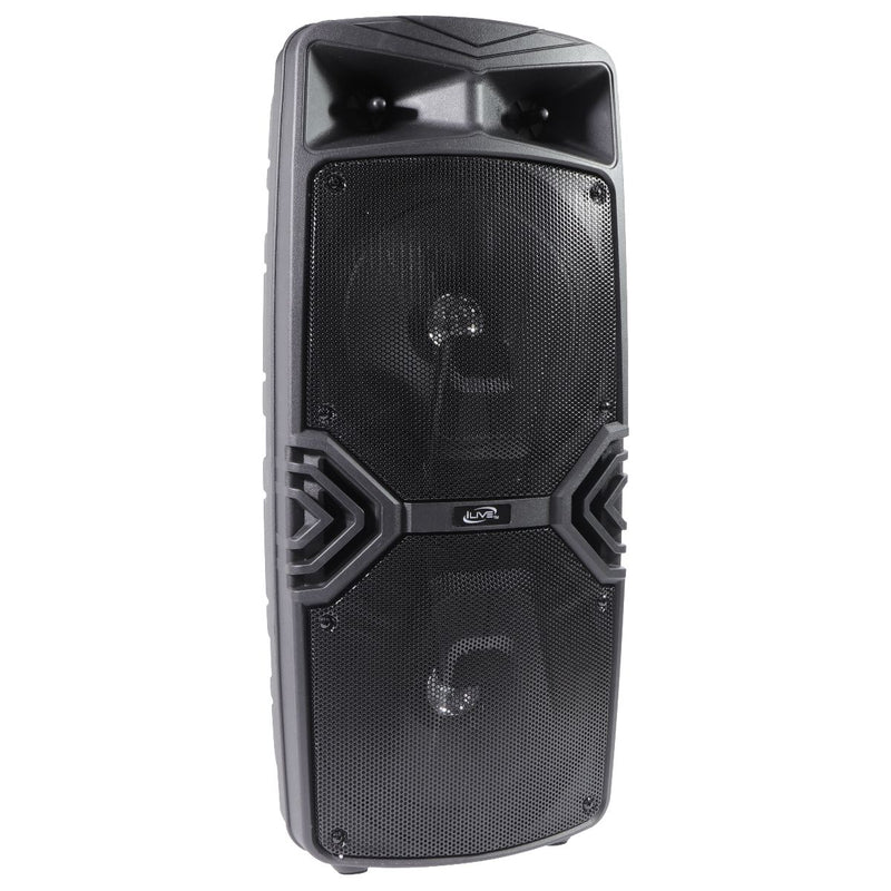iLive Wireless Party Speaker with FM Radio and LED Lights - Black (ISB310B)