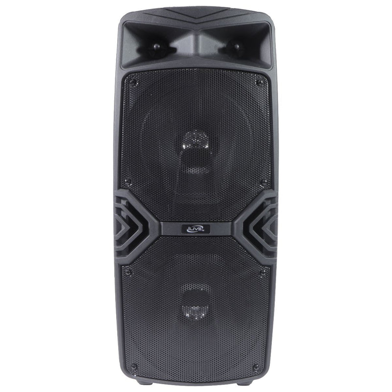 iLive Wireless Party Speaker with FM Radio and LED Lights - Black (ISB310B)