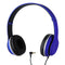 iLive 3.5mm Wired Stereo On-Ear Folding Headphones (IAH57) - Blue