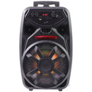 iLive Portable Wireless LED Tailgate Party Speaker - Black (ISB380B)