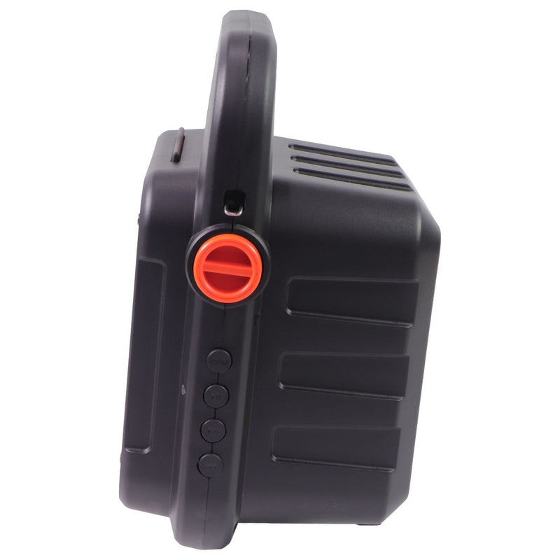 iLive Wireless Tailgate Bluetooth Speaker with FM Radio and LED Colors - Black