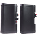 iLive Patio+ Water-Resistant Indoor/Outdoor Bluetooth Speakers (Pair) - Black