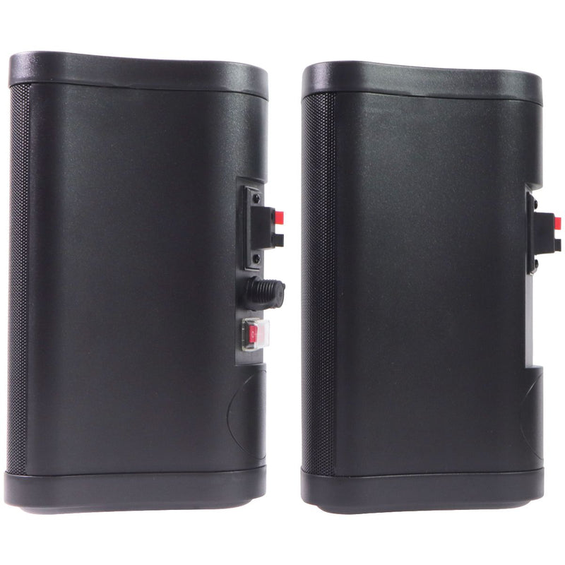 iLive Patio+ Water-Resistant Indoor/Outdoor Bluetooth Speakers (Pair) - Black