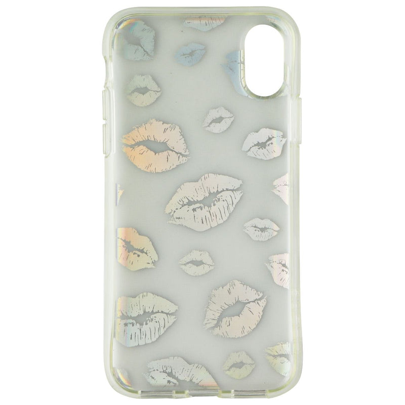 Incipio Design Series Case for Apple iPhone X - Holographic Kisses/Clear