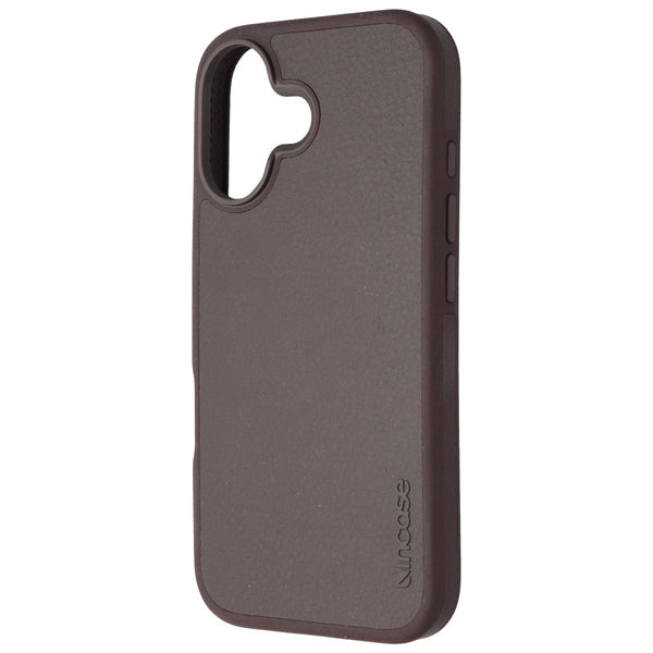 Incase ICON Case for MagSafe for Apple iPhone 16 - Cocoa Pebbled Leather