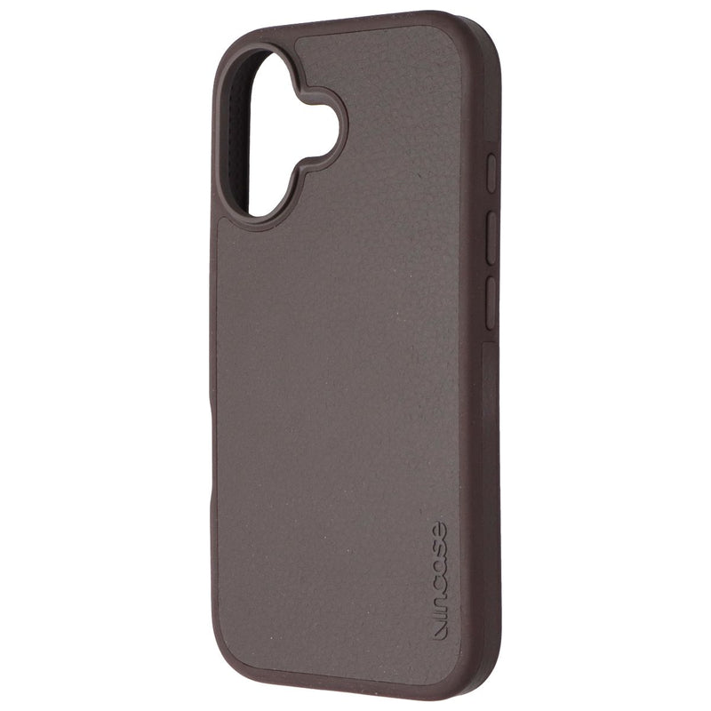 Incase ICON Case for MagSafe for Apple iPhone 16 - Cocoa Pebbled Leather