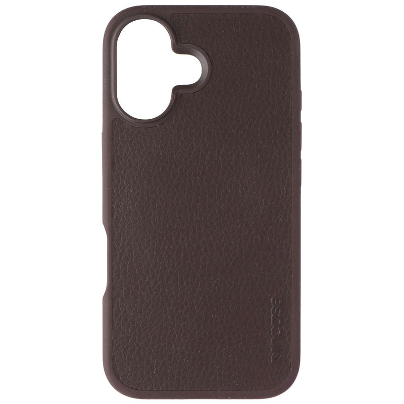 Incase ICON Case for MagSafe for Apple iPhone 16 - Cocoa Pebbled Leather