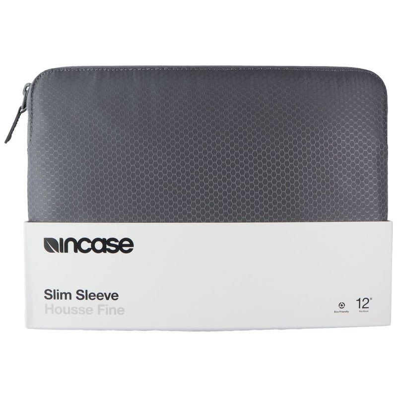 Incase Slim Sleeve in Honeycomb Ripstop for MacBook 12" - Gray