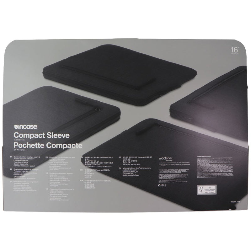 Incase Compact Woolenex Sleeve for MacBook Pro (16-in) - Graphite