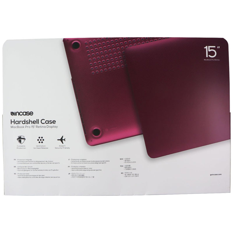 Incase Hardshell Case for MacBook Pro Retina 15in Retina Display - Pink Sapphire