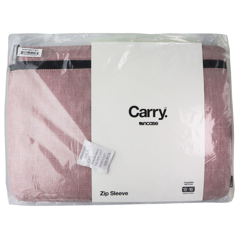 Incase Zip Sleeve for Most 15-in to 16-in Tablets and Laptops - Blush Pink