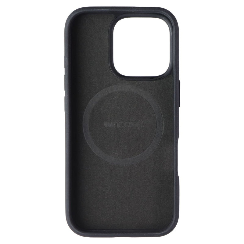 Incase ICON Case for MagSafe for iPhone 16 Pro - Obsidian Pebbled Plant Leather