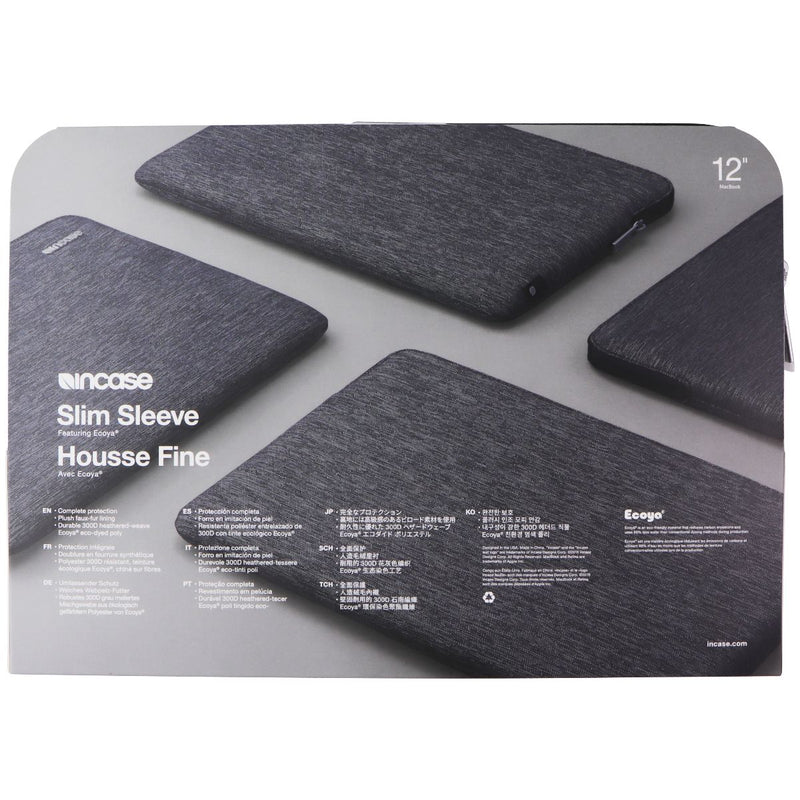 Incase Slim Sleeve Laptop Sleeve for Apple MacBook 12-inch (2017) - Heather Navy