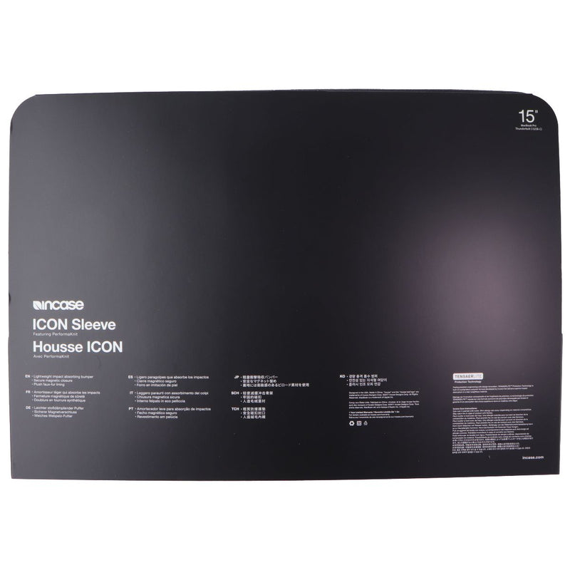 Incase Icon Series Sleeve for MacBook Pro 15-inch - Black