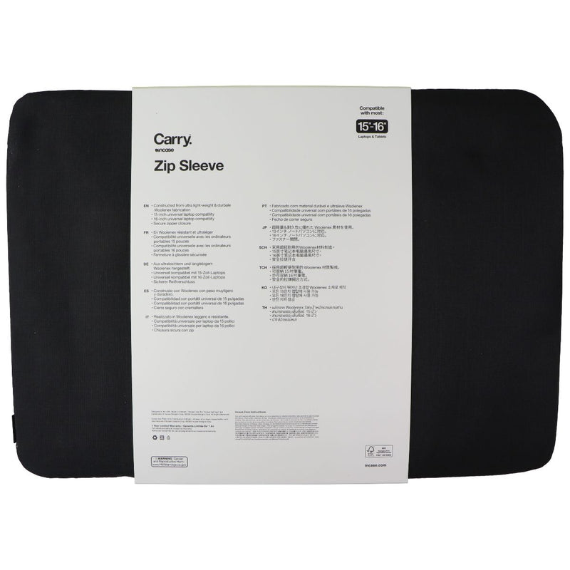 Incase Carry Series 15-16-inch Laptop/Tablet Zip Sleeve - Graphite