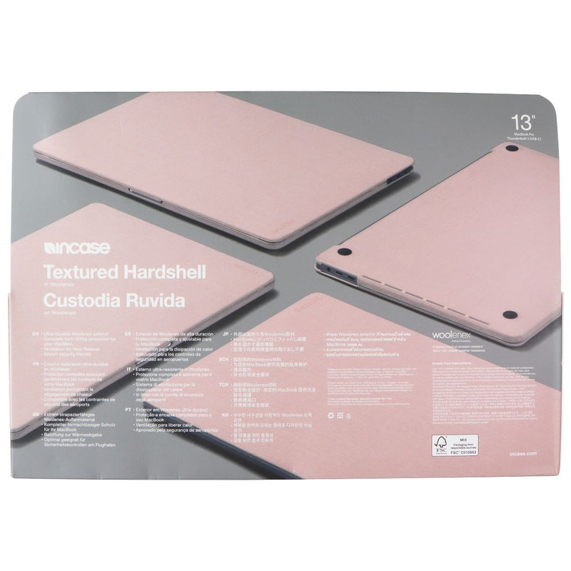 Incase Textured Hardshell Case for MacBook Pro 13-in (2020-2022) - Antique Pink