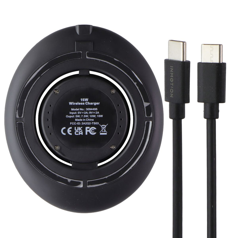 InMotion (15W) Smartphone Wireless Charging Stand - Black