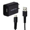 InMotion USB Wall Adapter + (3.3-Ft) USB-C Charge/Sync Cable - Black
