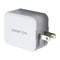InMotion (20W/3A) Fast 2 Port Wall Charger with USB-A and USB-C Ports - White