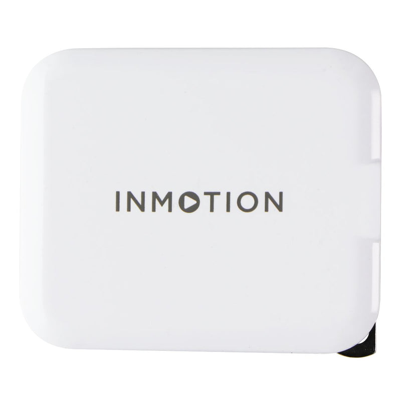 InMotion (20W/3A) Fast 2 Port Wall Charger with USB-A and USB-C Ports - White