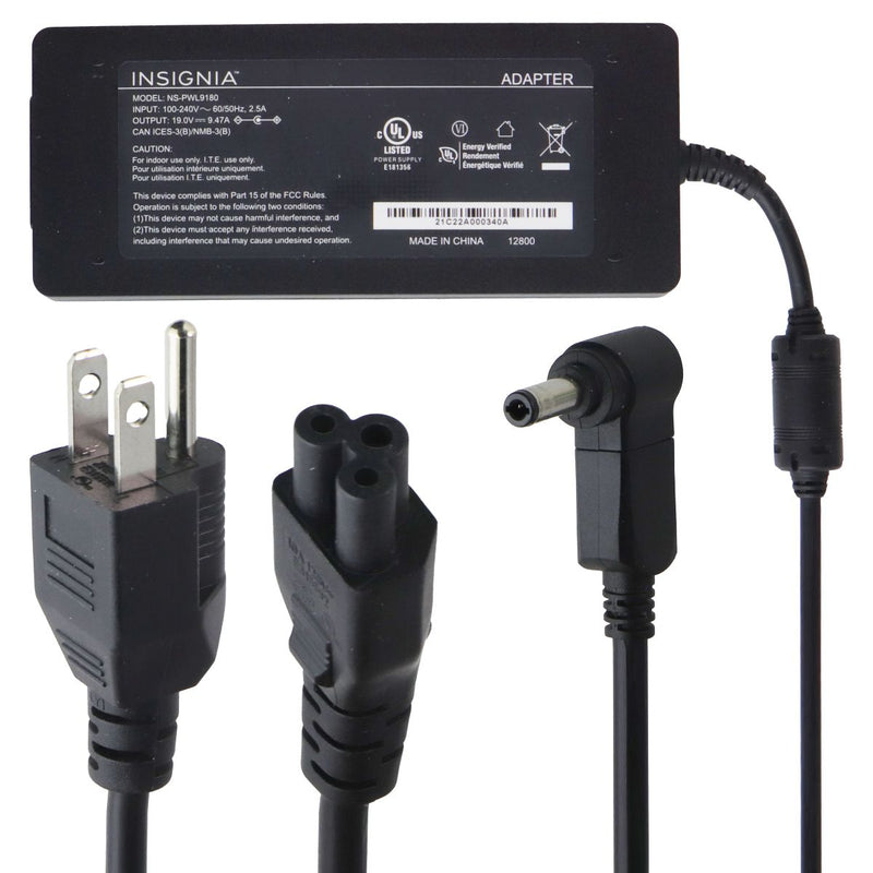 Insignia (NS-PWL9180) 180W 19V/9.47A Laptop Charger - Black