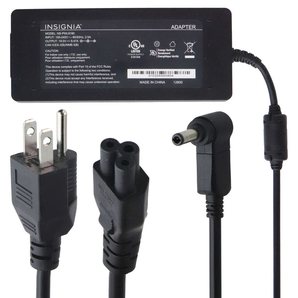 Insignia (NS-PWL9180) 180W 19V/9.47A Laptop Charger - Black