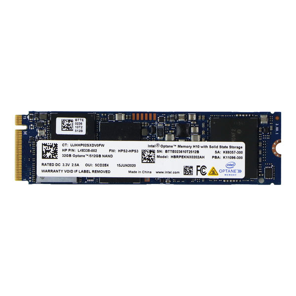 Intel Optane Memory 32GB/512GB H10 M.2 2280 NVMe PCIe Gen3 x4 SSD HBRPEKNX0202AH