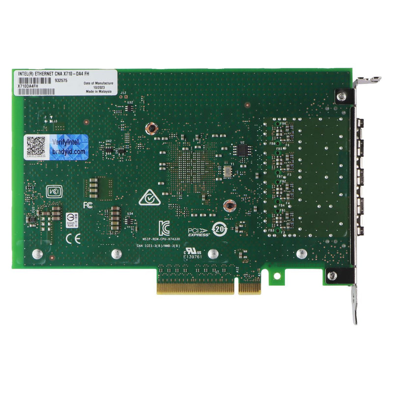 Intel Ethernet Converged X710-DA4 Network Adapter (X710DA4FH)